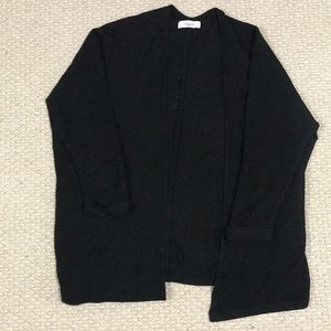 Carly Jean Los Angeles Black knit cardigan